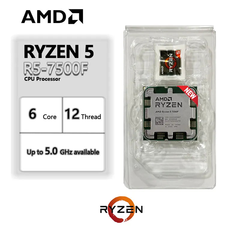 AMD RYZEN 5 7500F TRAY NEW